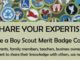 Share you expertise as a Merit Badge Counselor