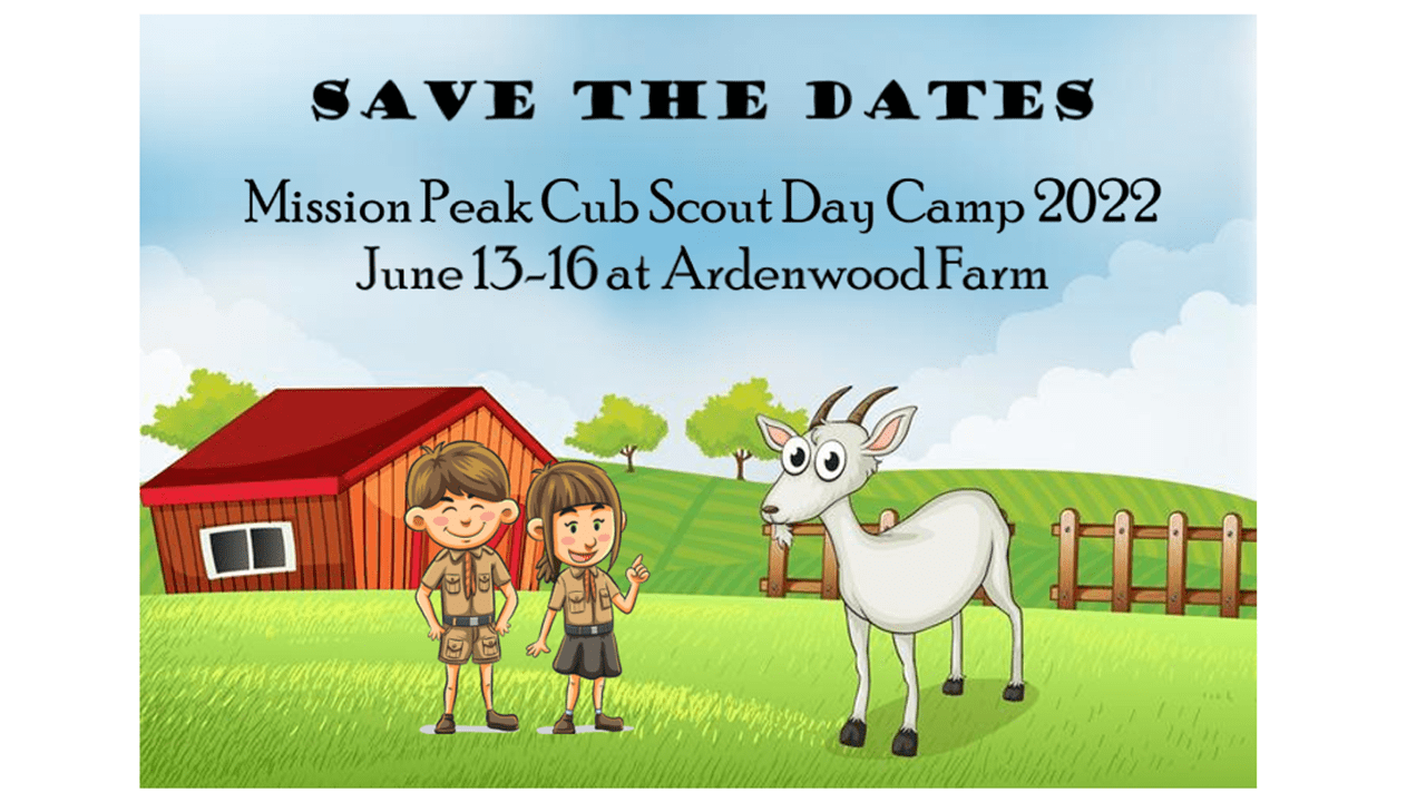 Hold the date June 13-16 for Cub Day Camp