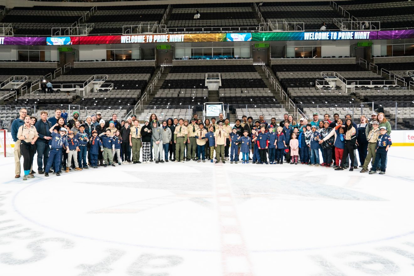 Mission Peak Scout Night at the San Jose Sharks game was a blast!