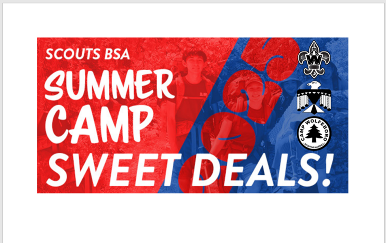 BSA Summer Camp Sweet Deals!