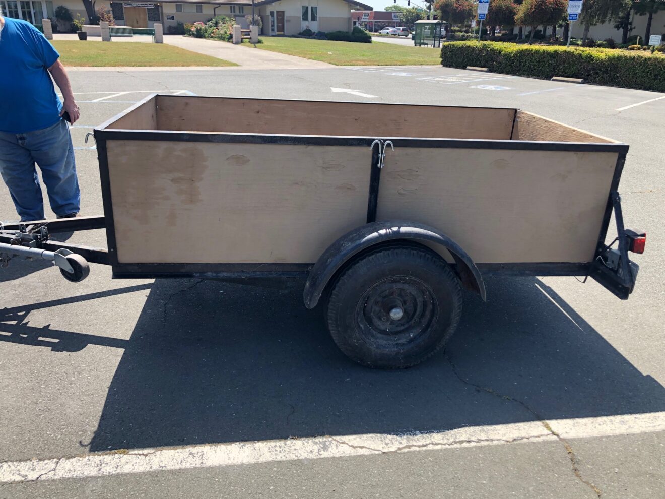 Someone is donating a used utility trailer for a scouting unit!